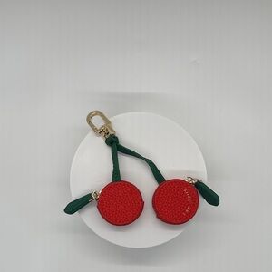 Red Cherry Keychain w/zipper